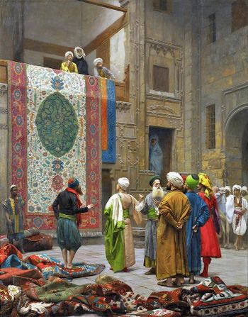 The Carpet Merchant-Jean Leon Gerome-WikiRug.jpg